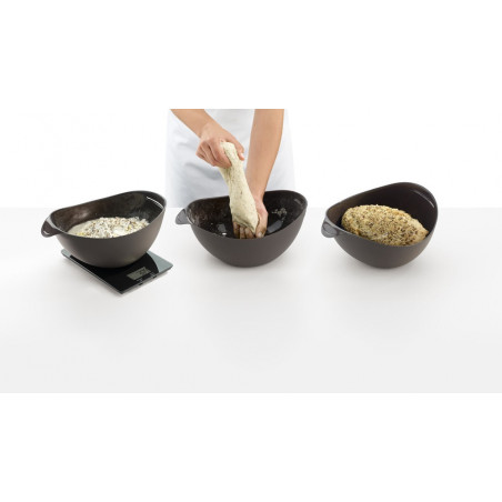 Vas preparare si coacere paine Lekue 1009037, 28 x 23 x 13 cm, 600 ml, Silicon platinat, -60 +220 °C, Negru