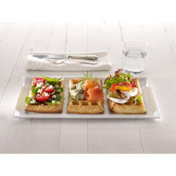 Set de 2 forme pentru vafe Lekue 1009047, 500 ml, -60 °C / +220 °C, silicon platinic, roșu