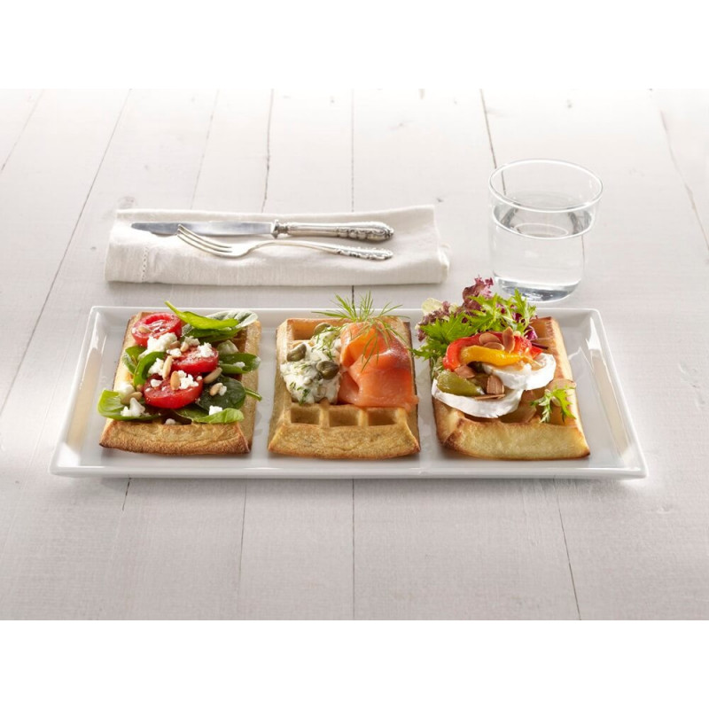 Set de 2 forme pentru vafe Lekue 1009047, 500 ml, -60 °C / +220 °C, silicon platinic, roșu