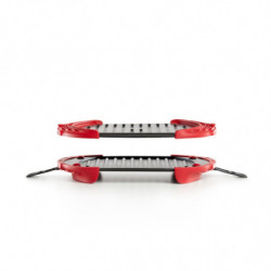 Tigaie pentru cuptorul cu microunde Lekue 1009082, 27x20,7,8x4,4 cm, silicon platină, oțel cu strat antiaderent, 0 până la +240 °C, roșu