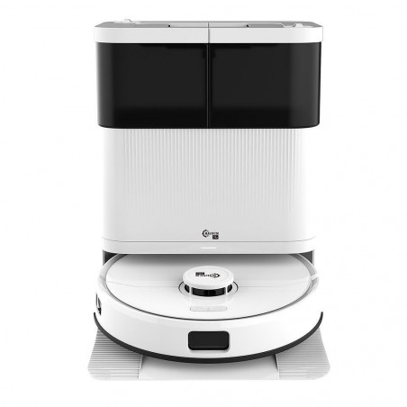 Aspirator robot Magnum PRO, 55 W, 10000 Pa, 0,3 l, 130 min, Wi-Fi, LDS, Notificari vocale, Statie automatа de apa si autocuratare, HEPA, Alb