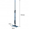 Mop electric Philips OneUp XV5113/01, 2 Ah, 70 min, 50 m², 281/178 ml, 2 moduri, cap rotativ la 360°, indicator LED, încărcare USB, albastru