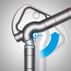 Aspirator fara sac Dyson Big Ball Parquet 2 228566-01, 600 W, 165 AW, 1,5 l, Tehnologie Radial Root Cyclone in 2 trepte, Recuperare automata in pozitie verticala, Nichel/Violet