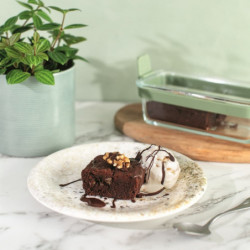 Set de 2 forme de copt dreptunghiulare Lekue 1010158, Pentru friteuză, Mânere din silicon, Sticlă borosilicată, Verde