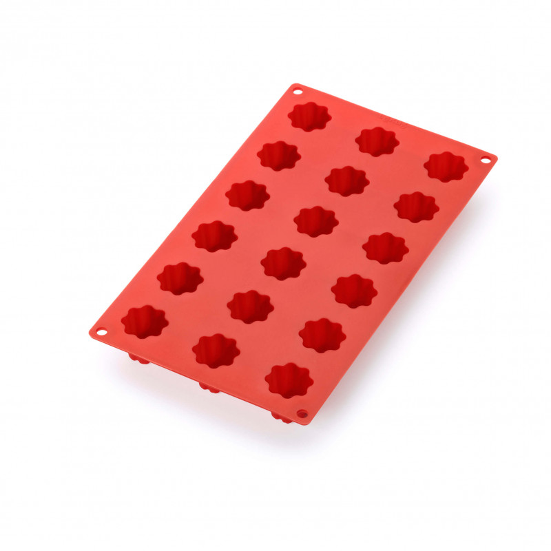 Tavă de copt Lekue 1010168, 30x17,5x2,8 cm, 360 ml, -60 până la +220 °C, silicon platinic, roșu