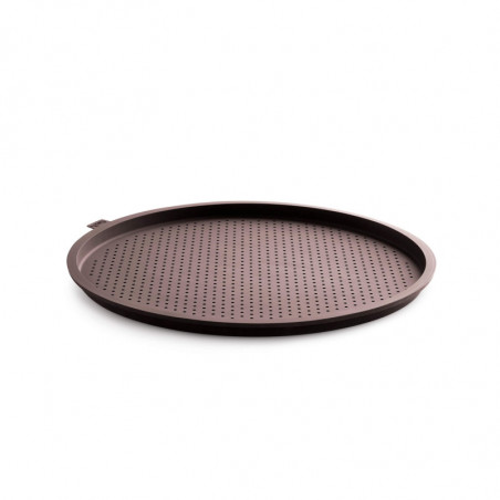 Tava pentru pizza Lekue 1010177, Ø36x1,8 cm, Perforata, Pliabila, -60°C/+220°C, Bronz