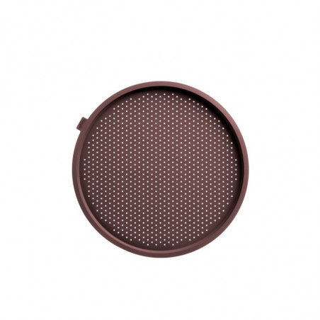 Tava pentru pizza Lekue 1010177, Ø36x1,8 cm, Perforata, Pliabila, -60°C/+220°C, Bronz