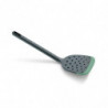 Lekue 1010182 spatulă cu fante, 30,6 cm, rezistentă la zgârieturi, 4/220 °C, margine flexibilă, verde