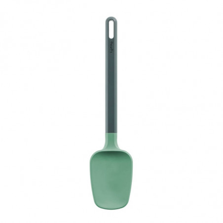 Lekue 1010184 spatulă de amestecat, 29 cm, 4/220 °C, cap flexibil, silicon/plastic, verde