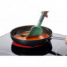 Lekue 1010184 spatulă de amestecat, 29 cm, 4/220 °C, cap flexibil, silicon/plastic, verde