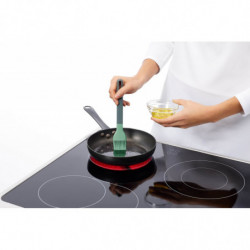 Pensulă de uns Lekue 1010185, 21 x 1,8 x 4 cm, de la +4 la +220 °C, rezistentă la zgârieturi, rășină poliesterică, verde