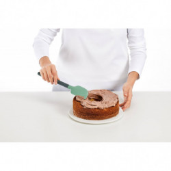 Lekue 1010186 spatulă, 28,5 cm, rezistentă la zgârieturi, 4/220 °C, margine flexibilă, verde
