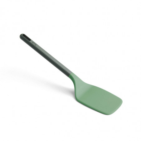 Lekue 1010189 Spatulă rotativă, 32,8 cm, rezistentă la zgârieturi, verde