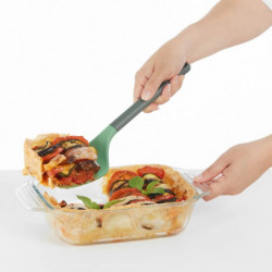 Lekue 1010189 Spatulă rotativă, 32,8 cm, rezistentă la zgârieturi, verde