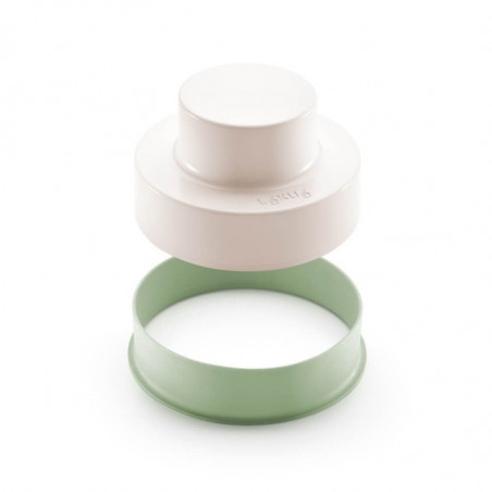 Aparat pentru prepararea burgerilor vegetali Lekue 1010193, -20/+80 °C, ABS, verde