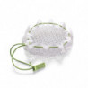 Plasa pentru fiert legume si paste Lekue 1010196, 31 cm, -60°C/+220°C, Alb/Verde