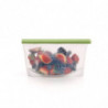 Lekue 1010208 pungă pentru depozitarea și congelarea lichidelor și alimentelor, 500 ml, silicon, rezistentă la scurgeri, câmp de etichetare, multifuncțională, -60/+220 °C, verde