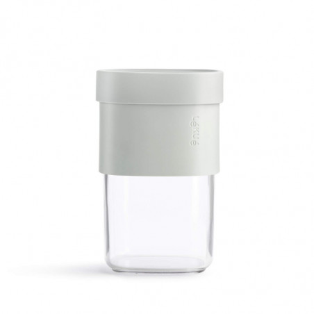 Recipient depozitare cu atasament pentru suplimentar Lekue Green 1010217, 600-850 ml, -15/+80 °C, Polipropilena, Verde Pal