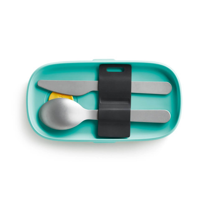 Set tacamuri Lekue On The Go 1010231, 3 piese, -20°C / +100°C, Otel inoxidabil, Negru