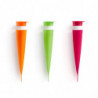 Set de 3 forme pentru inghetata pe bat Lekue 1010240, 360 ml, -60°C / +220°C, Silicon platinat, Multicolor