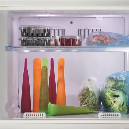 Set de 3 forme pentru inghetata pe bat Lekue 1010240, 360 ml, -60°C / +220°C, Silicon platinat, Multicolor