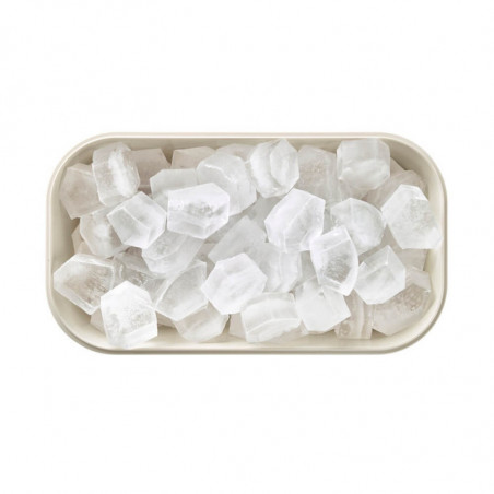 Cutie pentru cuburi de gheata si recipient de depozitare Lekue 1010241, 132 cuburi, -20/+80 °C, Bază goala pentru a preveni condensul, Negru