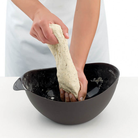 Vas pentru preparare si coacere paine Lekue 1009036, 24 x 20 x 9,5 cm, 300 ml, Silicon platinat, -60 +220 °C, Negru