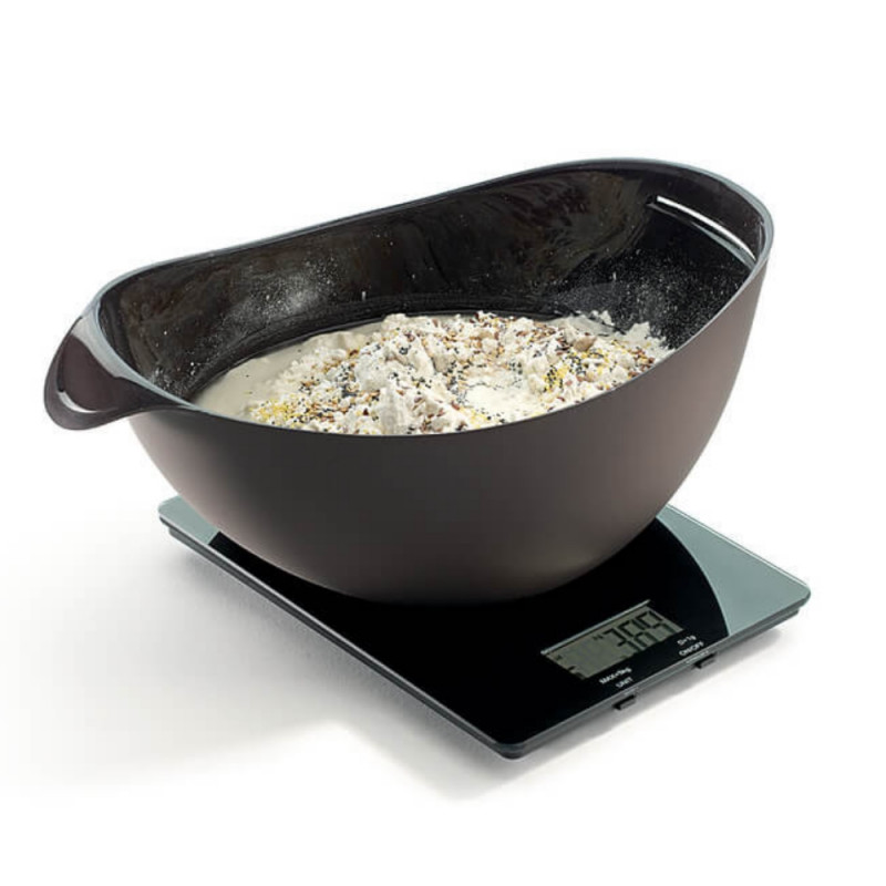 Vas pentru preparare si coacere paine Lekue 1009036, 24 x 20 x 9,5 cm, 300 ml, Silicon platinat, -60 +220 °C, Negru