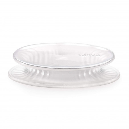 Capac din silicon Lekue 1010212, 11-14 cm, Ermetic, -60/+220 °C, Transparent