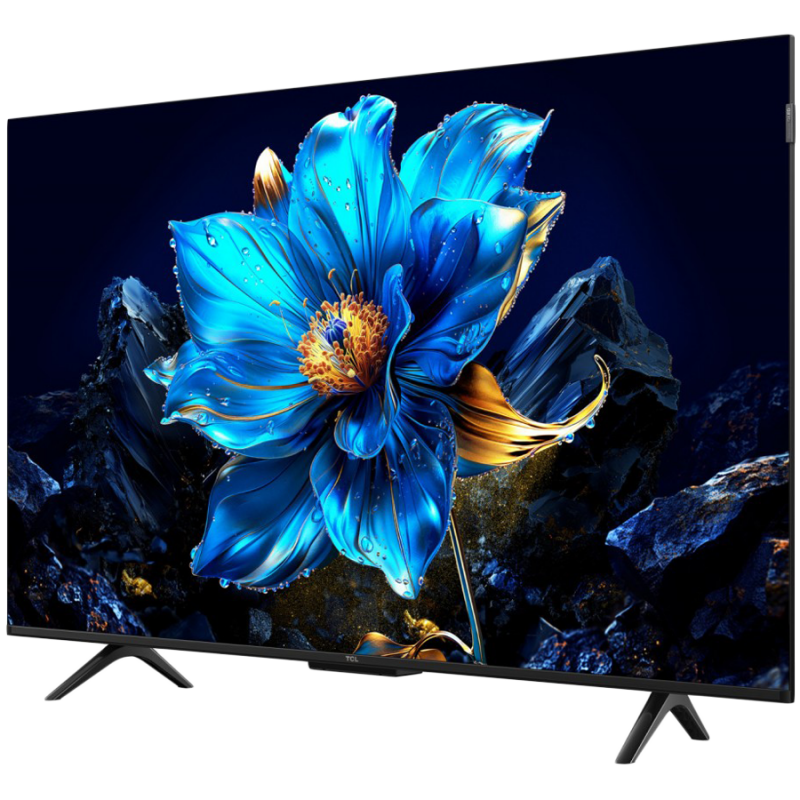 Smart televizor TCL 43P7K, 43", 108 cm, 4K UHD 3840x2160, Clasa F, Google TV, QLED, HDR10+, Negru