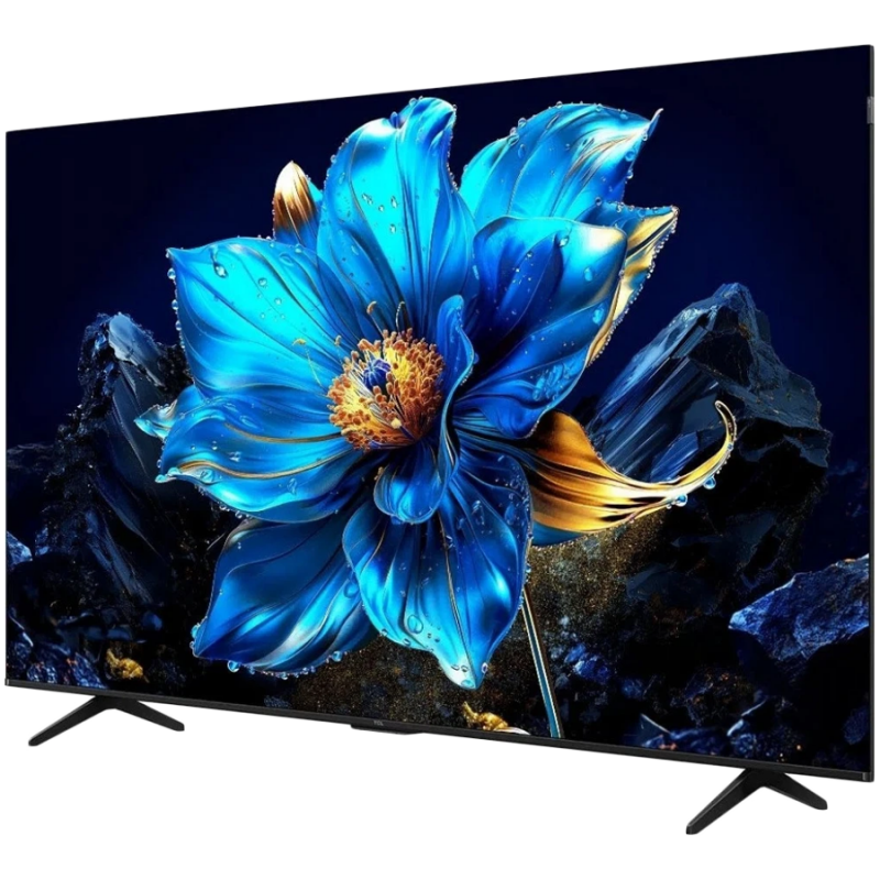 Smart televizor TCL 75P7K, 75″ (191 cm), QLED, 4K UHD (3840×2160), Clasa F, Google TV, Wi-Fi, HDR10+, Negru