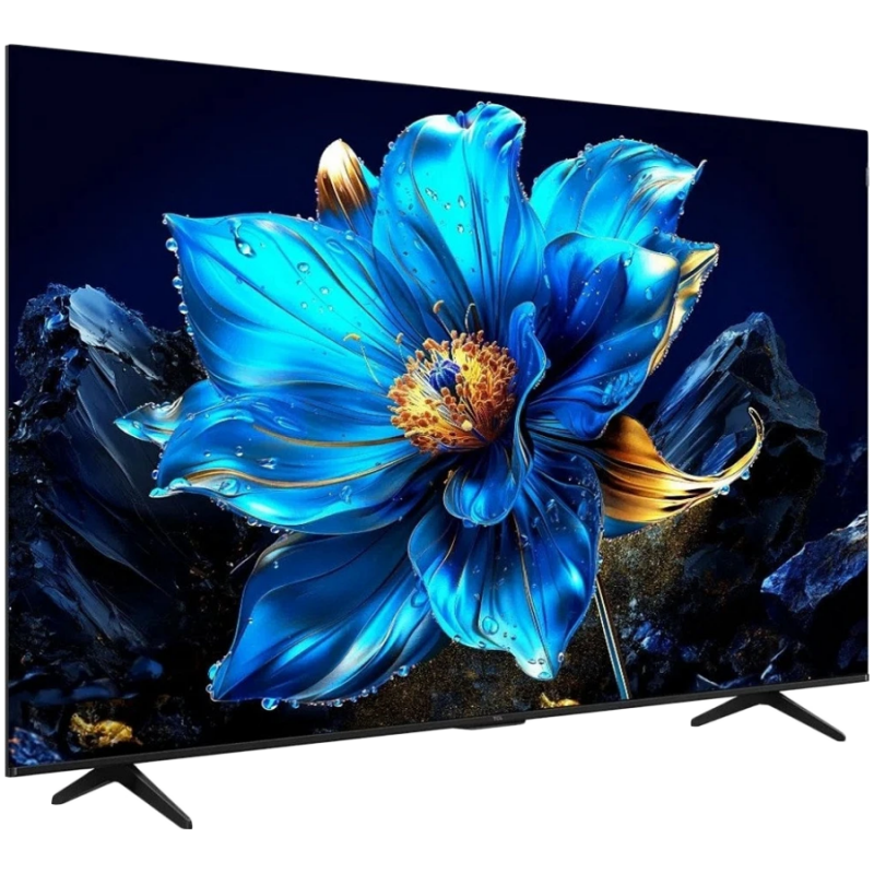 Smart televizor TCL 65P7K, 65″ (165 cm), QLED, 4K UHD 3840×2160, Clasa F, Google TV, Wi-Fi, HDR10+, Negru