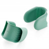 Set 2 manusi pentru vase fierbinti Lekue 1010204, Silicon, antiderapant, -60/+220 °C, Verde