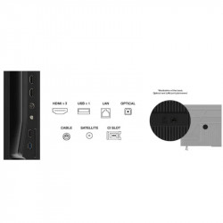 Smart televizor TCL 43P6K, 43″ (108 cm), 4K UHD LED, 3840×2160, Google TV, Dolby Audio, HDR10, Wi-Fi, Bluetooth, Negru