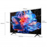 Smart televizor TCL 55P6K, 55″ (139 cm), 4K UHD LED, 3840×2160, Google TV, Dolby Audio, HDR10, Wi-Fi, Bluetooth, Negru