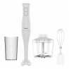 Blender si tocator 3in1 Rosberg R51112OC, 350 W, 0,7 l, 2 viteze, Tel, Alb
