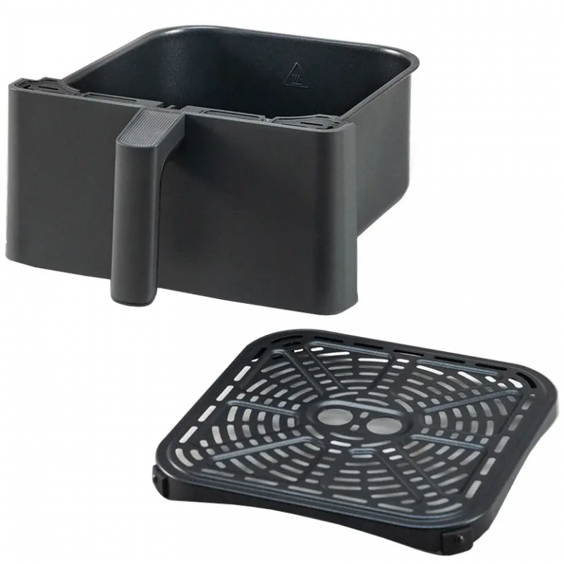 Friteuza cu aer cald Cosori Dual Blaze CAF-P583S, 1700 W, 6,4 L, 12 programe, 360 ThermoIQ, Negru