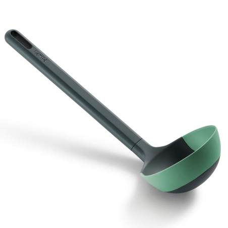 Lekue 1010180 polonic pentru supă, 29 cm, rezistent la zgârieturi, cap flexibil, 4/220 °C, verde