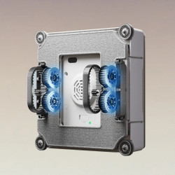 Robot de curățat geamuri Dreame C1, 5500 Pa, 80 ml, 5 moduri, AutoResume, CornerClean, alb