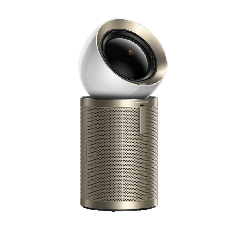 Purificator de aer Dreame AirPursue PM20 CVF14A, 48 m², funcții automate, încălzire, sterilizare cu plasmă și UVC, TVOC, LCD, HEPA, alb/bronz