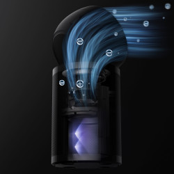 Purificator de aer Dreame AirPursue PM20 CVF14A, 48 m², funcții automate, încălzire, sterilizare cu plasmă și UVC, TVOC, LCD, HEPA, alb/bronz