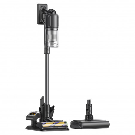 Aspirator fără fir Dreame R20 Ultra AquaCycle, 200AW, 5 niveluri, 0,35/0,4/0,6 L, 90 min, HEPA, afișaj LCD, motor fără perii, negru