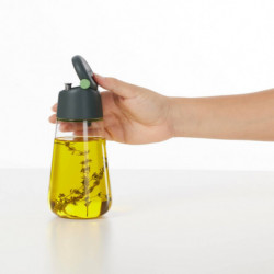 Set 2 sticle pentru otet si ulei Lekue 1009486, 8x16 cm, 400 ml, +4°C/+80°C, Verde