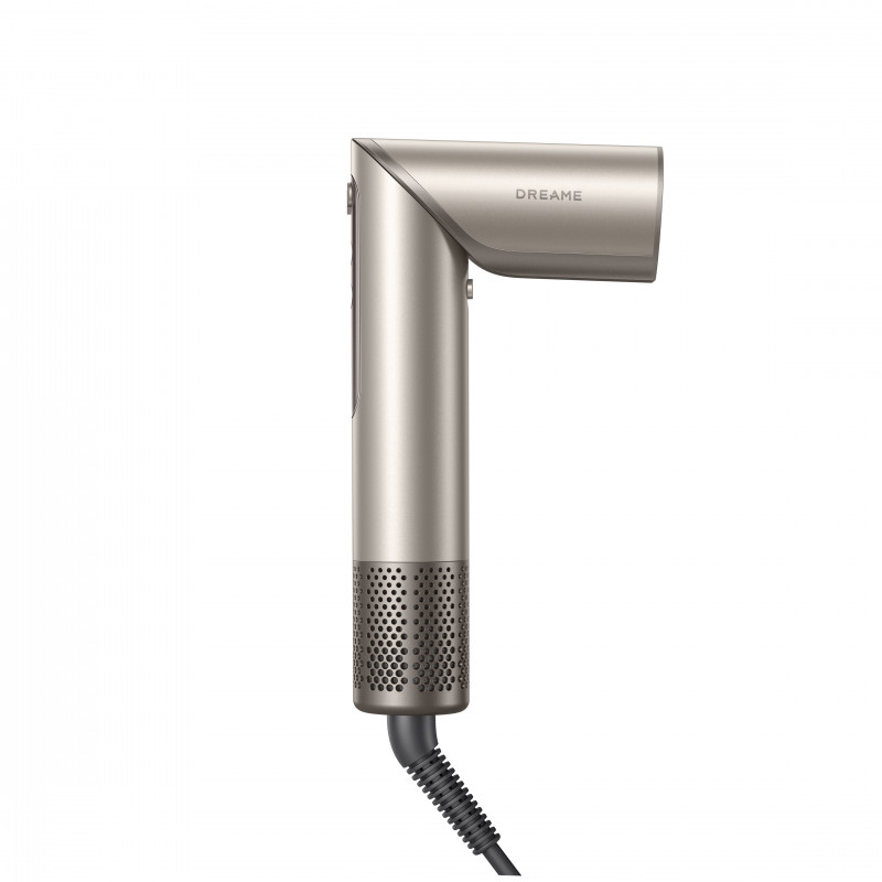 Uscător de păr și styler/multistylist Dreame Dazzle AZD20A, 1400 W, 65 m/s, 3 setări de viteză și temperatură, ionizare, afișaj, titan auriu