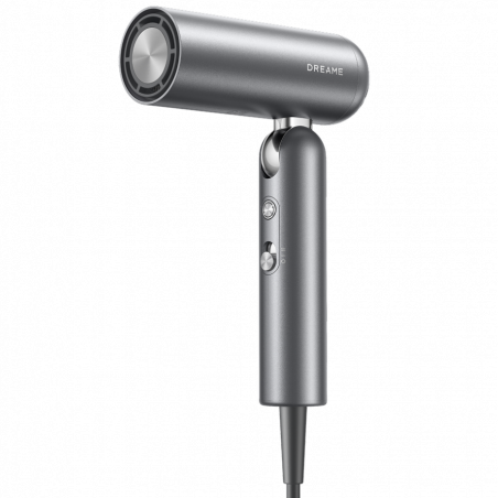 Uscător de păr Dreame Pocket AHD51-SG Pro, 1300 W, 110.000 rpm, 70 m/s, 2 viteze, 5 temperaturi, NTC, Coanda, pliabil, gri