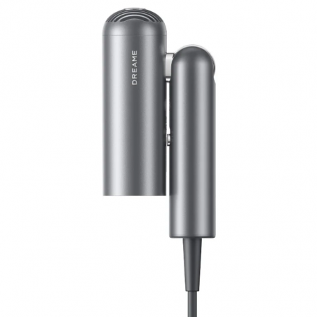 Uscător de păr Dreame Pocket AHD51-SG Pro, 1300 W, 110.000 rpm, 70 m/s, 2 viteze, 5 temperaturi, NTC, Coanda, pliabil, gri