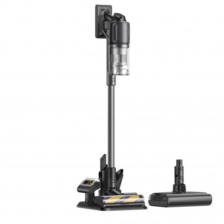 Aspirator vertical fara fir Dreame R20 Ultra, 200AW, 5 trepte, 0,6 L, 90 min, HEPA, Afisaj LCD, Motor fara perii, Negru