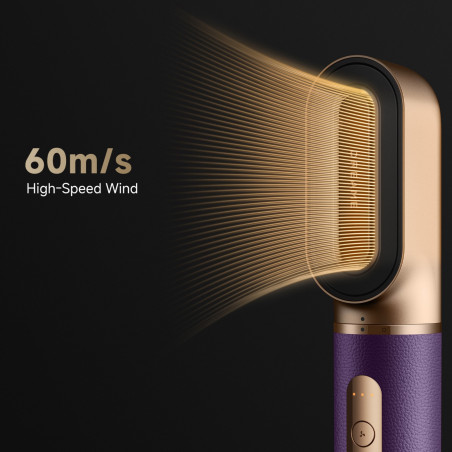 Aparat de coafat și uscat 7 în 1 Dreame Airstyle Pro AMF18A, 1300 W, 110.000 rpm, 3 viteze și temperaturi, ionizare, NTC, violet