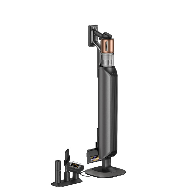 Aspirator fără fir Dreame Z20 Station VZV25A, 715 W, 250 AW, 140.000 rpm, 3 viteze, stație de golire automată de 3 l, 90 min, HEPA H14, LED, motor fără perii, negru