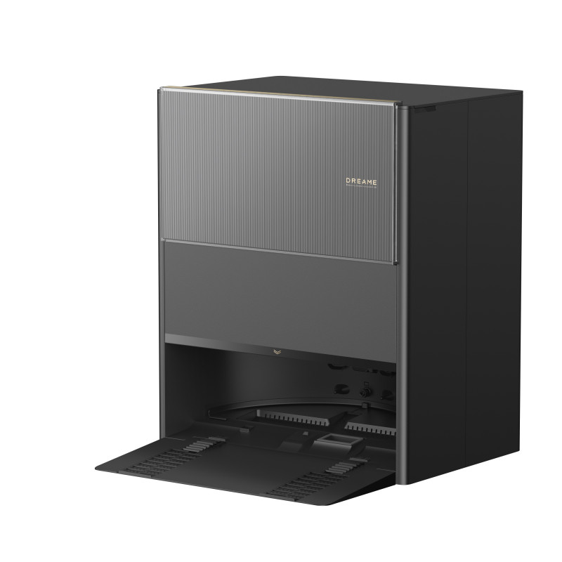 Aspirator robot Dreame Aqua10 Ultra Roller Complete RLH71DE-2, 30.000 Pa, 180 min, 3,5/4 L, VersaLift LDS, AquaRoll si Seal, Control vocal, Camere AI, Negru